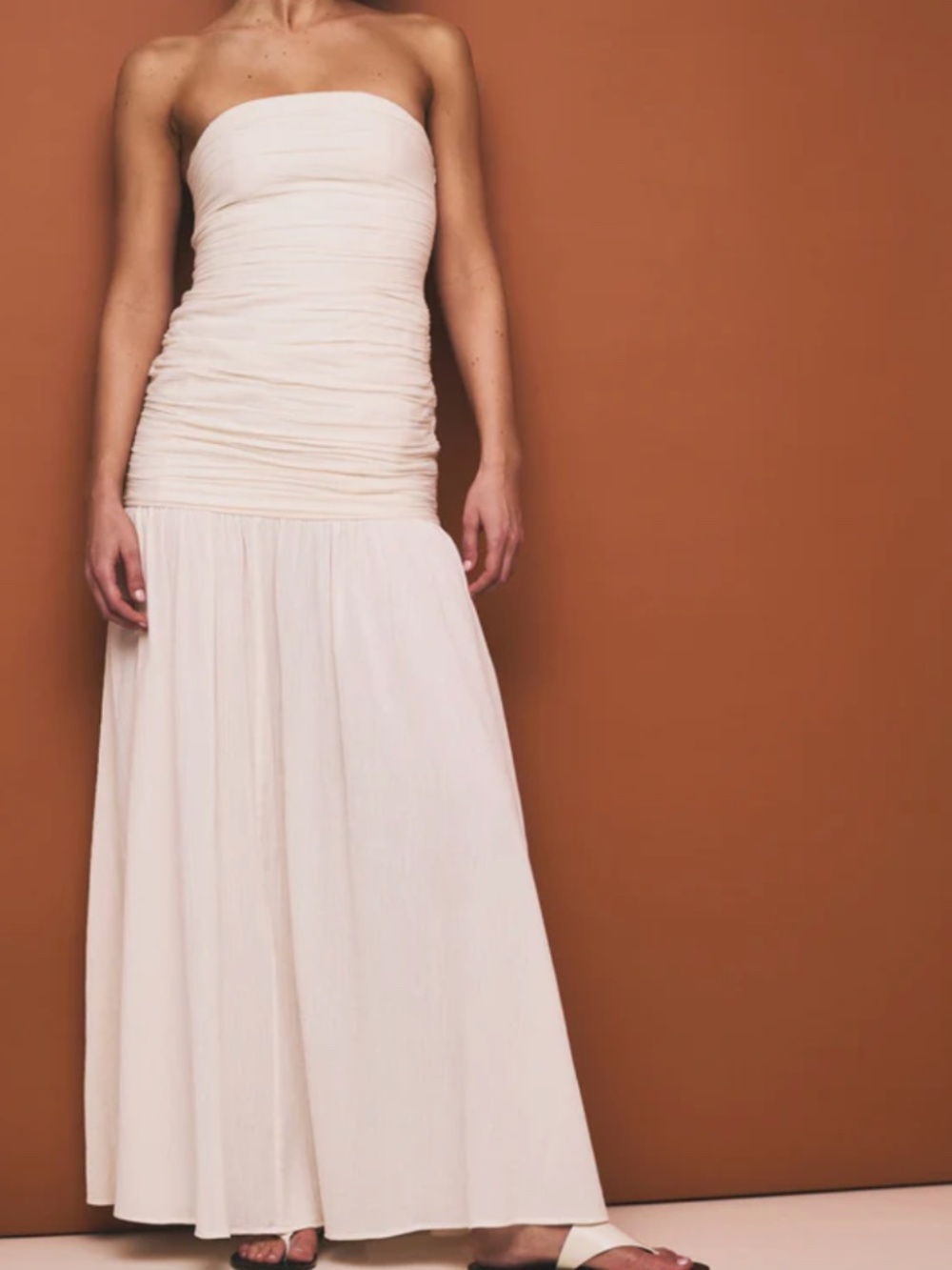 SER.O.YA 'Gardenia' Maxi Dress in Ivory / Porcelain (NWT)